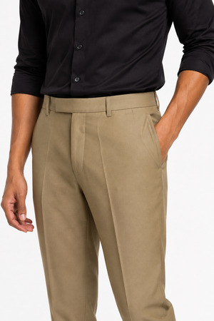 Cream Formal Pant