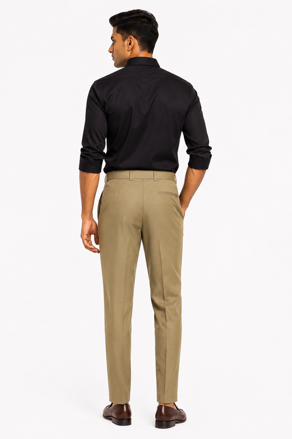 Cream Formal Pant