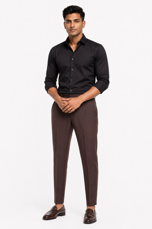 Brown Formal Pant