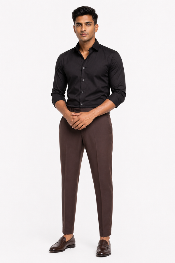 Brown Formal Pant