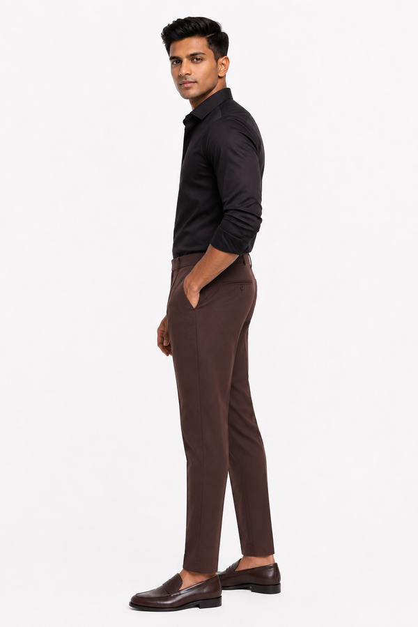 Brown Formal Pant