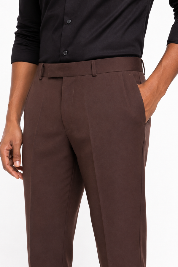 Brown Formal Pant