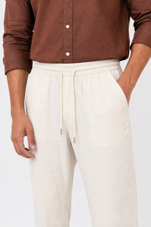 White Linen Trouser