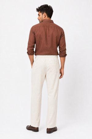 White Linen Trouser