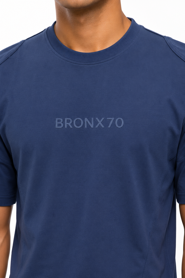 Navy Blue Drop Shoulder