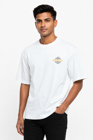 White Drop Shoulder