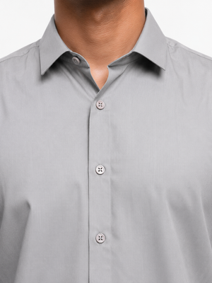 Light Grey Plain shirt