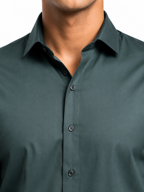 Green Plain shirt
