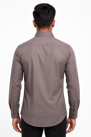 Brown Plain shirt