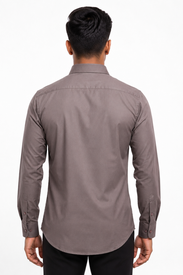 Brown Plain shirt