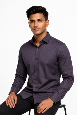 Purple Plain shirt