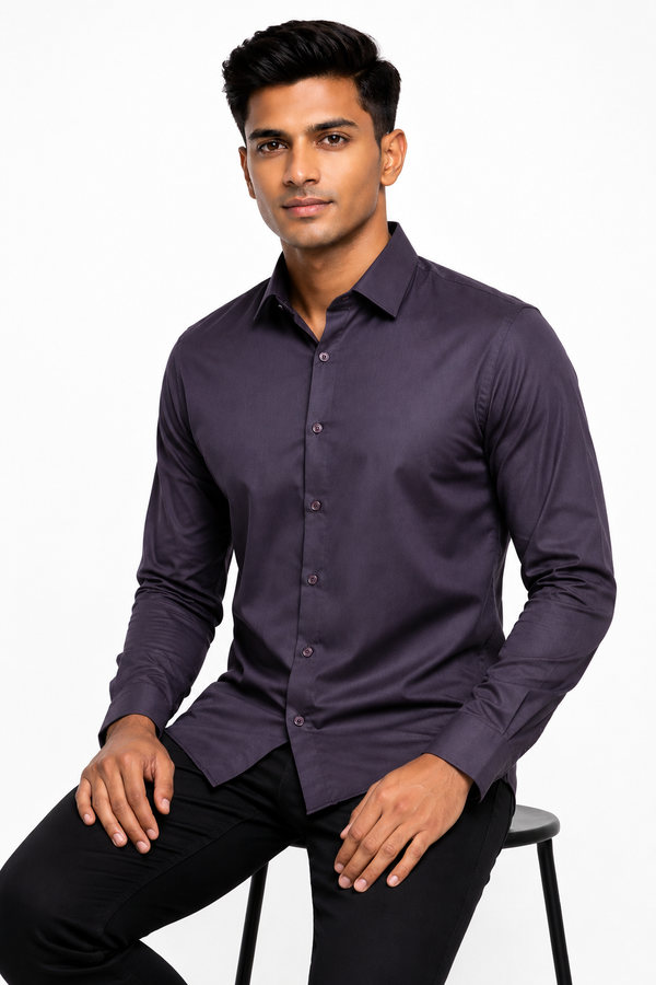 Purple Plain shirt
