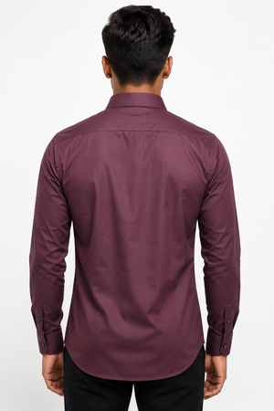 Maroon Plain shirt