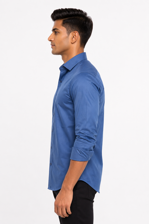 Royal Blue Plain shirt