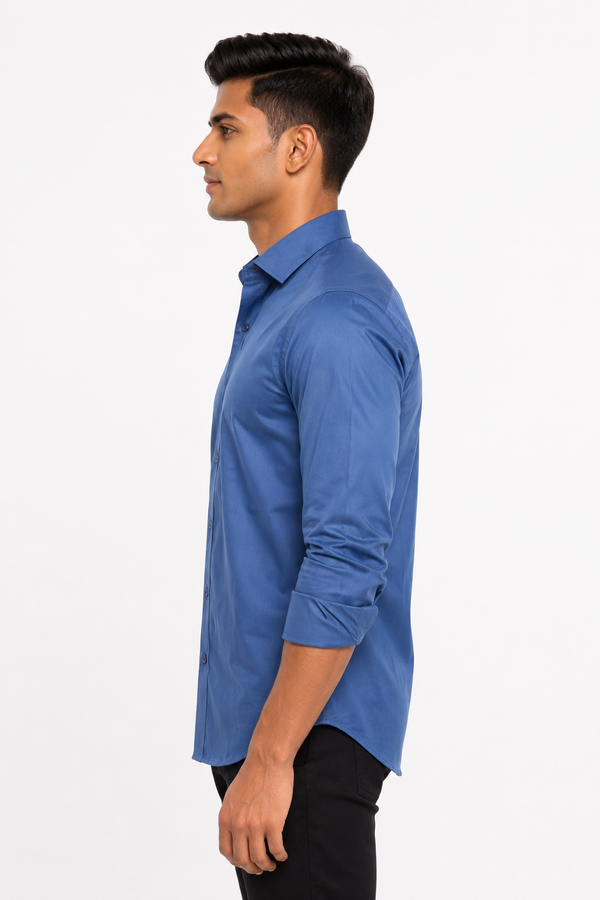 Royal Blue Plain shirt