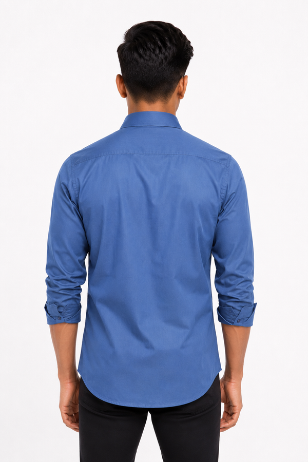 Royal Blue Plain shirt