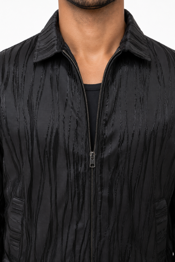 Black Wave Designer Jacket