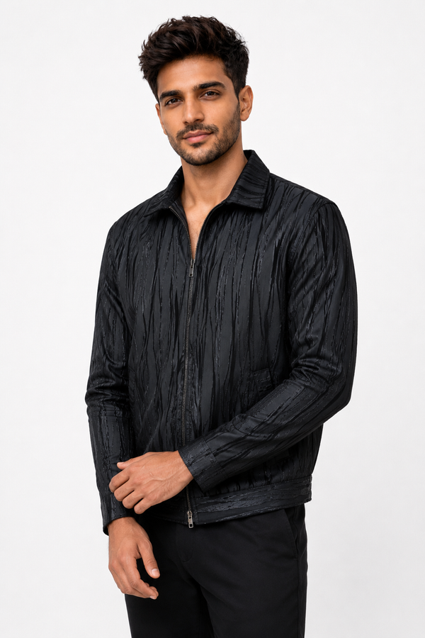 Black Wave Designer Jacket