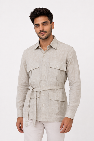Beige Hunting Jacket