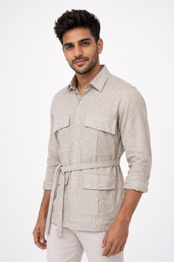 Beige Hunting Jacket
