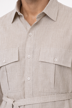 Beige Hunting Jacket