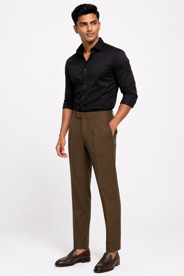 Brown Formal Pant