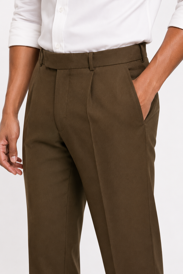 Brown Formal Pant