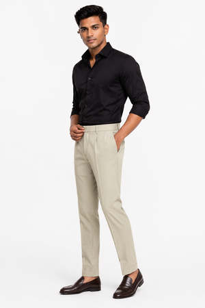 Cream Formal Pant