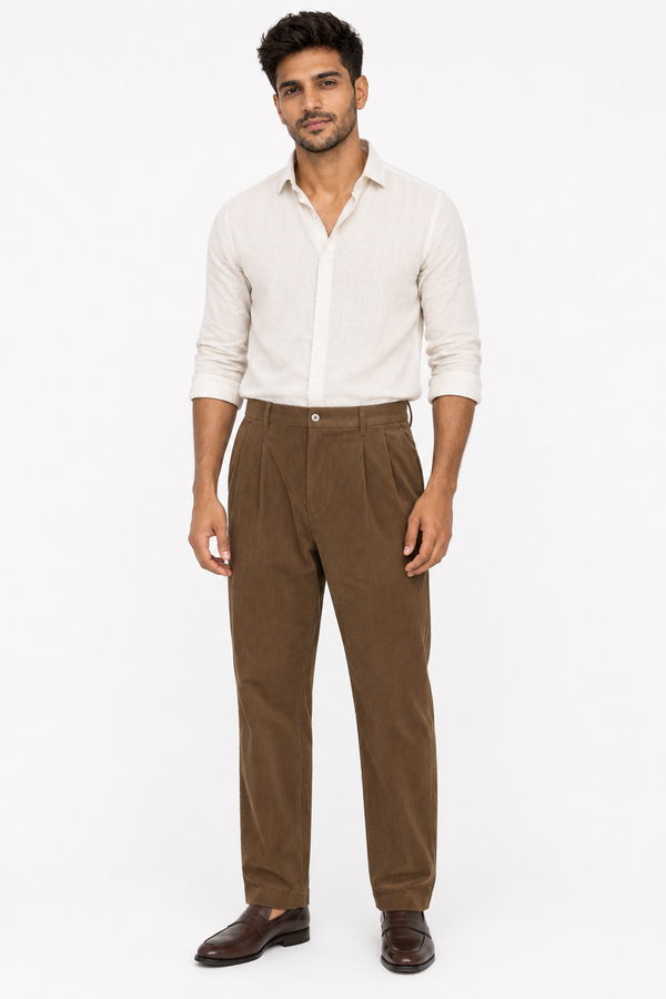 Brown Corduroy Pant