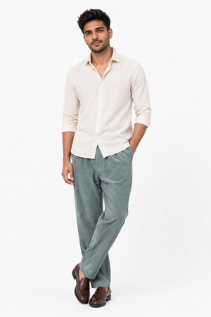 Grey Corduroy Pant