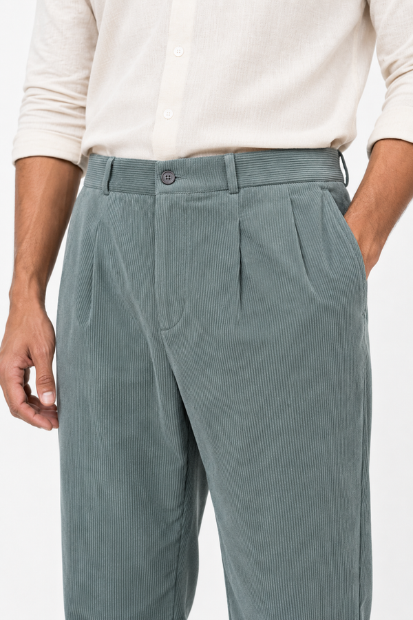 Grey Corduroy Pant