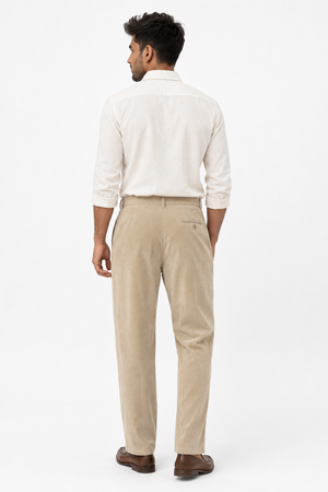 Cream Corduroy Pant