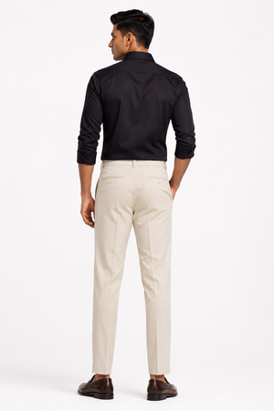 Beige Formal Pant
