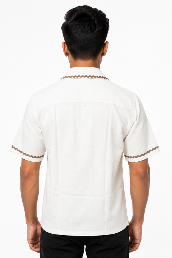 White Embroidery Shirt
