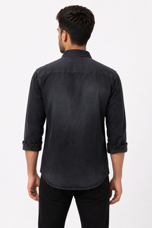 Black Denim Shirt