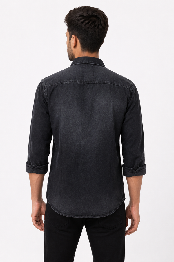 Black Denim Shirt
