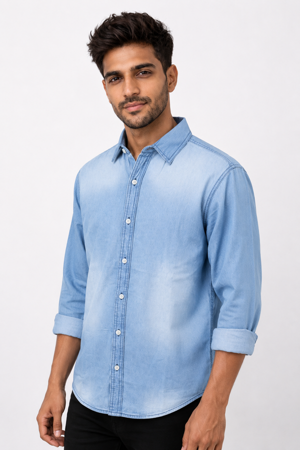 Blue Denim Shirt