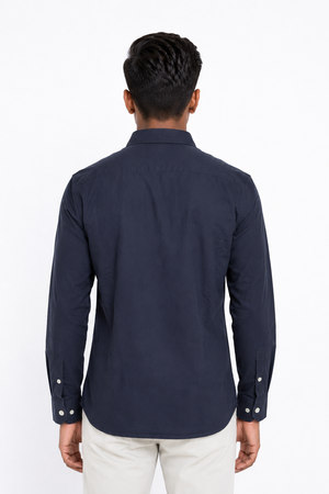 Dark Blue Plain Shirt