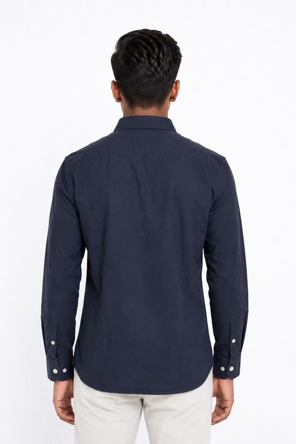 Dark Blue Plain Shirt