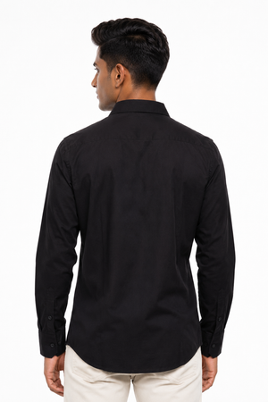 Black Plain Shirt