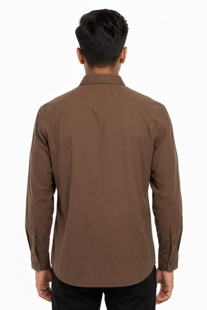 Brown Plain Shirt