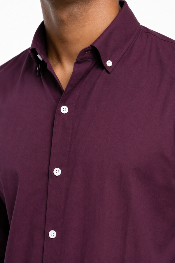 Maroon Plain Shirt