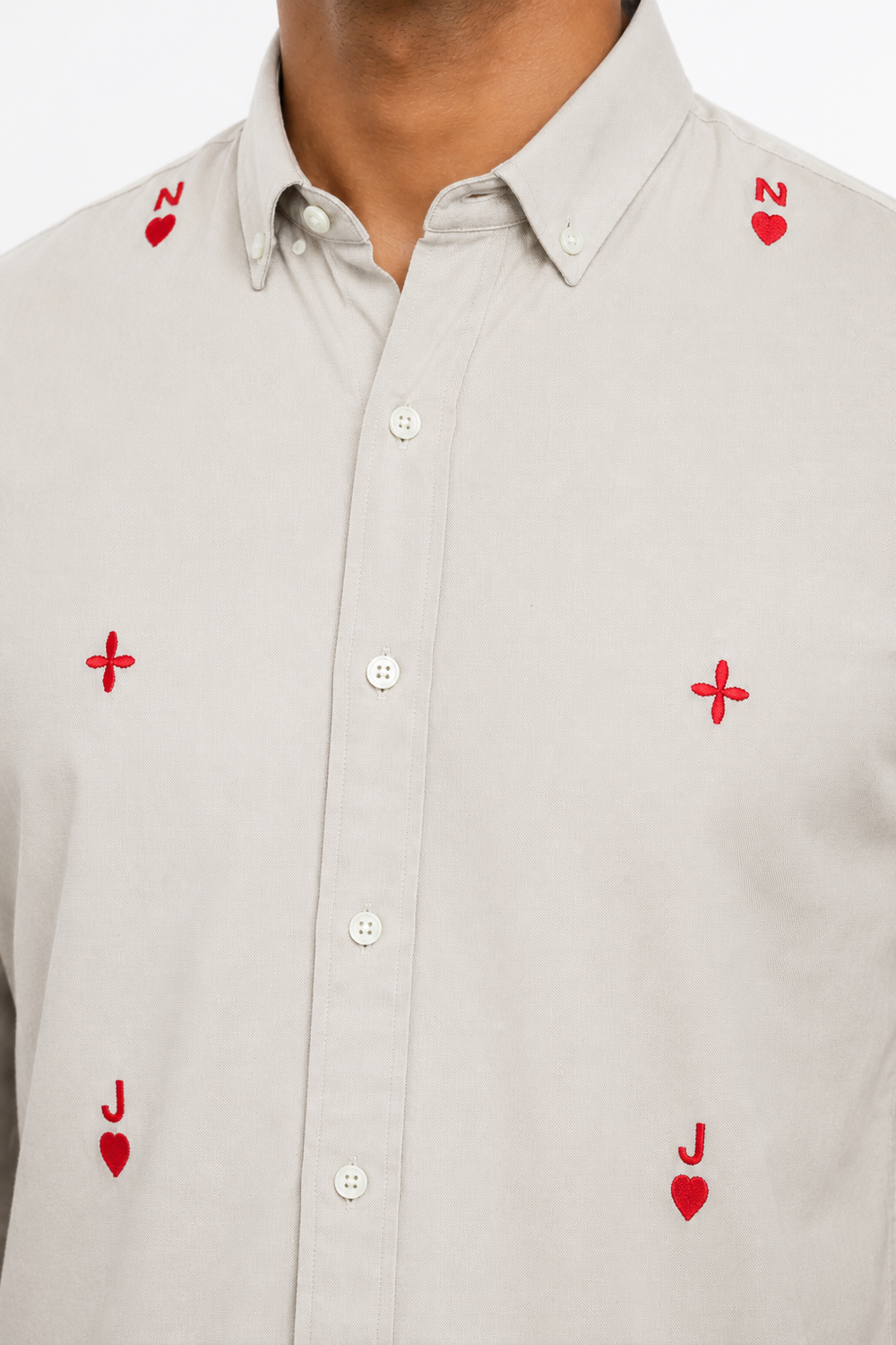 White Embroidery Shirt
