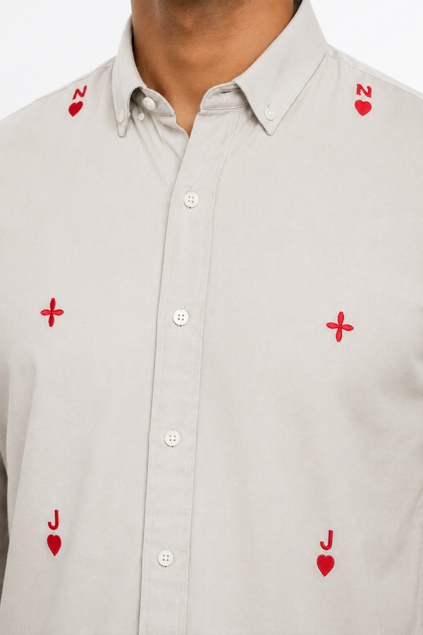 White Embroidery Shirt