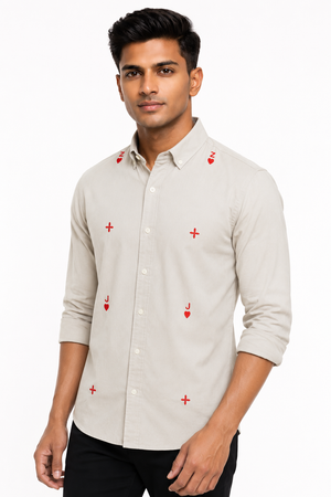 White Embroidery Shirt