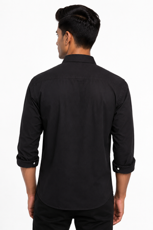 Black Embroidery Shirt