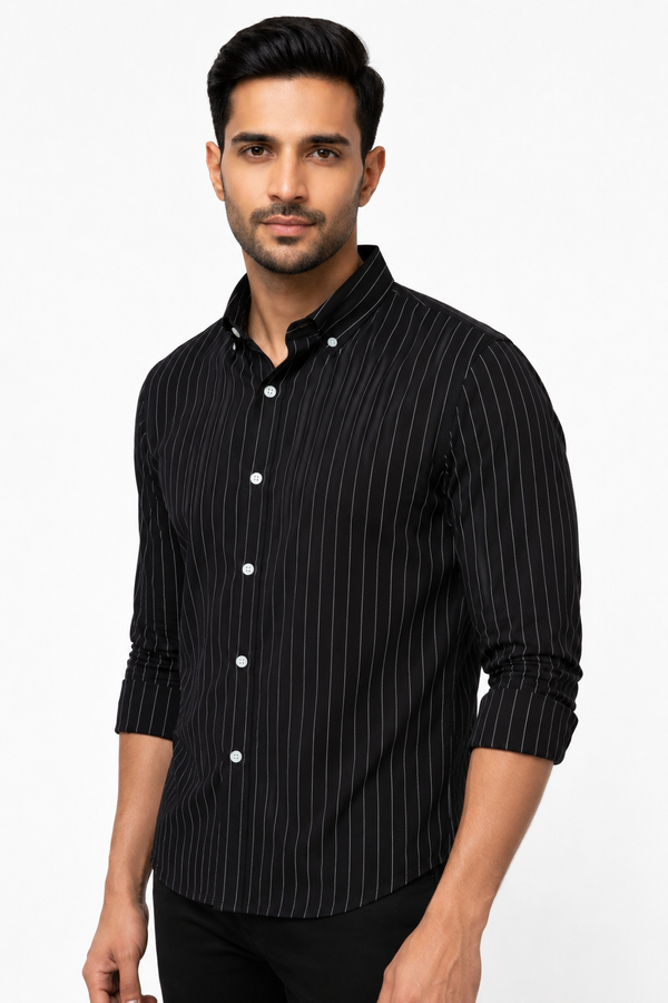 Black Stripe Shirt