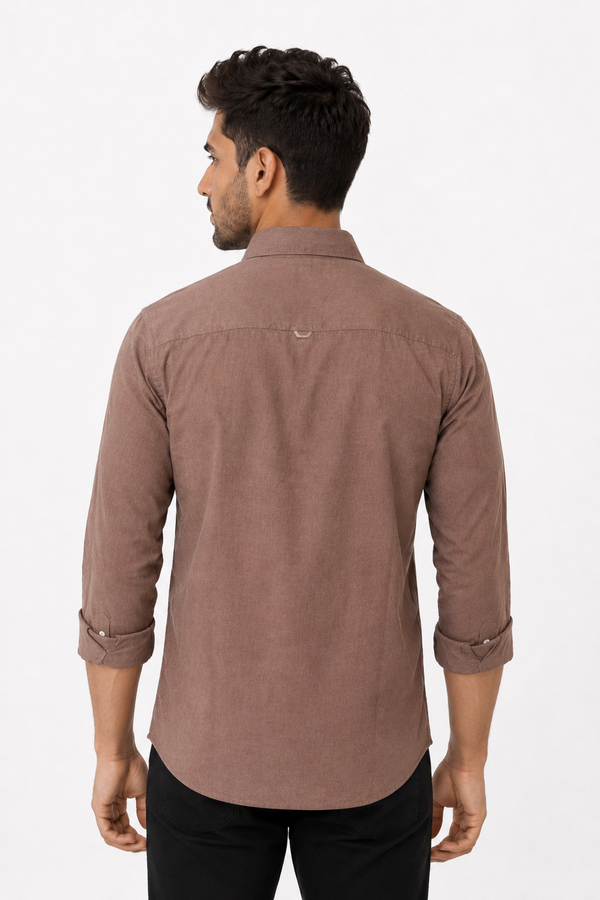 Light Brown Linen Shirt