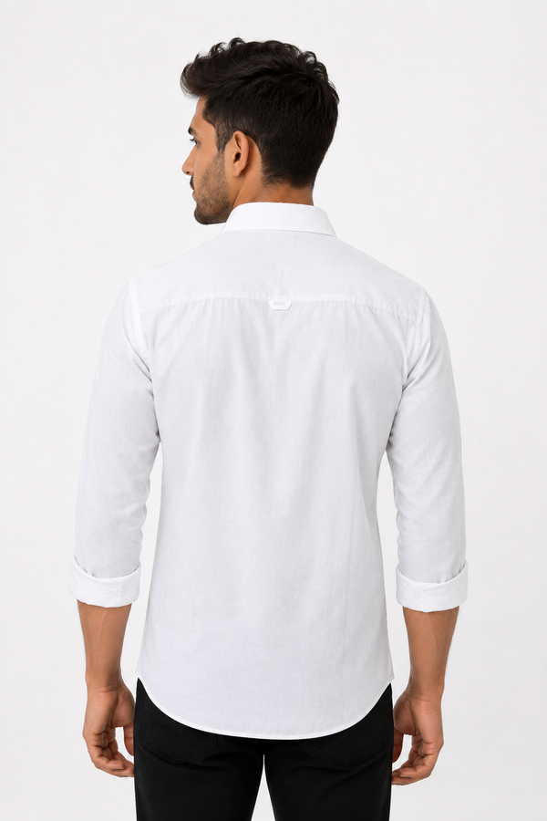 White Linen Shirt