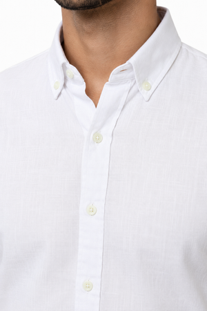 White Linen Shirt